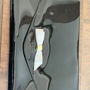 Lightly used Ted Baker Patent Envelope Wristlet large
